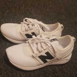 New balance size 3y white mesh x off white foam
